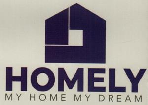 HOMELY MY HOME MY DREAM (and logo) trademark logo