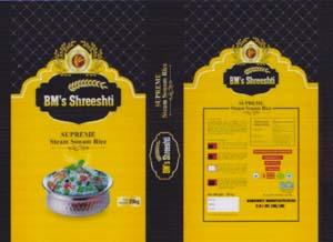BM'S SHREESHTI (and logo) trademark logo