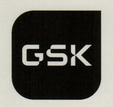 GSK (and logo) trademark logo
