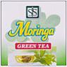 SJS MORINGA GREEN TEA (and logo) trademark logo