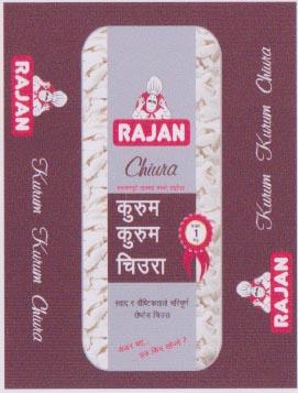 RAJAN (and logo) trademark logo