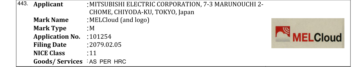 Original bulletin entry for MELCloud (and logo)