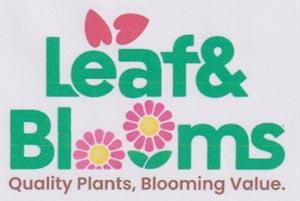 LEAF& BLOOMS (and logo) trademark logo