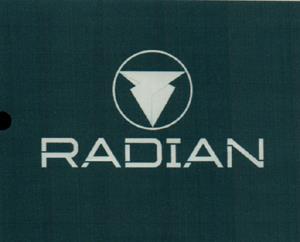 RADIAN (and logo) trademark logo