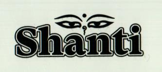 SHANTI (and logo) trademark logo