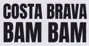 COSTA BRAVA BAM BAM (and logo) trademark logo