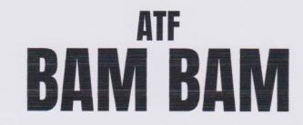 ATF BAM BAM (and logo) trademark logo
