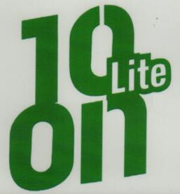 10 LITE ON (and logo) trademark logo