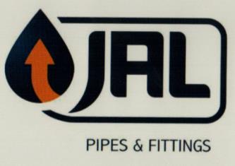 JAL PIPES & FITTINGS (and logo) trademark logo