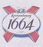 KRONENBOURG 1664 LAGER (and logo) trademark logo