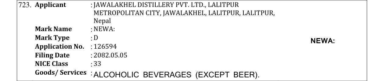 Original bulletin entry for NEWA: