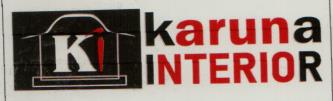 KARUNA INTERIOR (and logo) trademark logo