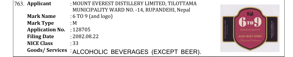Original bulletin entry for 6 TO 9 (and logo)