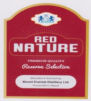 RED NATURE (and logo) trademark logo