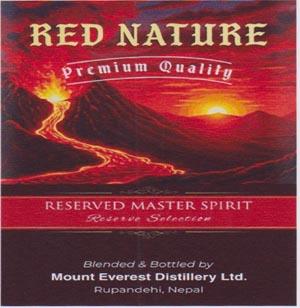 RED NATURE (and logo) trademark logo