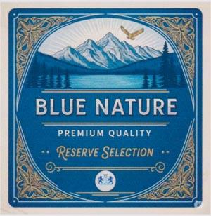 BLUE NATURE (and logo) trademark logo