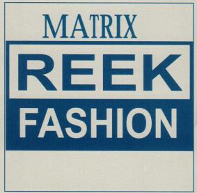 MATRIX REEK FASHION (and logo) trademark logo