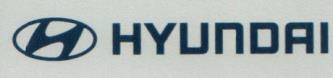 H HYUNDAI (and logo) trademark logo