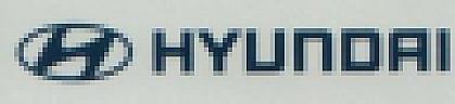 H HYUNDAI (and logo) trademark logo