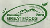 HIMALAYA GREAT FOODS PROCESS AND PACKING INDUSTRIES (and logo) trademark logo