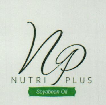NUTRI PLUS SOYABEAN OIL (and logo) trademark logo