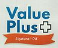 VALUE PLUS SOYABEAN OIL (and logo) trademark logo