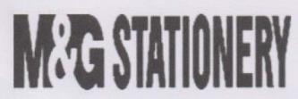 M&G STATIONERY (and logo) trademark logo