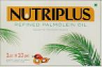 NUTRIPLUS REFINED PALMOLEIN OIL (and logo) trademark logo