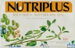 NUTRIPLUS REFINED SOYABEAN OIL (and logo) trademark logo