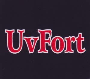 UVFORT (and logo) trademark logo