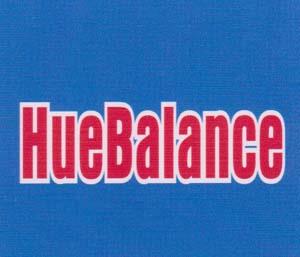 HUEBALANCE (and logo) trademark logo