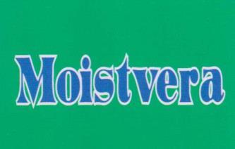 MOISTVERA (and logo) trademark logo