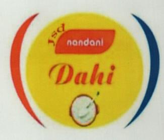JSD NANDANI DAHI (and logo) trademark logo