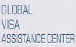 GLOBAL VISA ASSISTANCE CENTER (and logo) trademark logo
