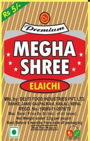 MEGHA SHREE ELAICHI (and logo) trademark logo