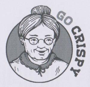 GO CRISPY (and logo) trademark logo