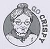 GO CRISPY (and logo) trademark logo