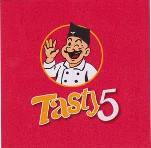 TASTY5 (and logo) trademark logo