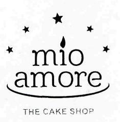 mio amore (and logo) trademark logo