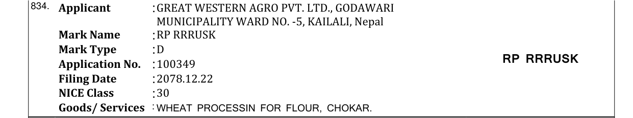 Original bulletin entry for RP RRRUSK