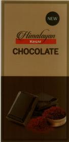 HIMALAYAN KESAR CHOCOLATE (and logo) trademark logo