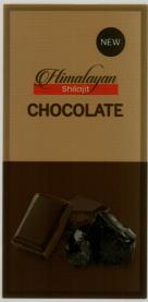 HIMALAYAN SHILAJIT CHOCOLATE (and logo) trademark logo