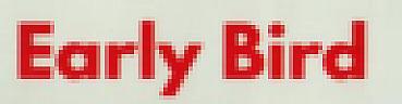 EARLY BIRD (and logo) trademark logo
