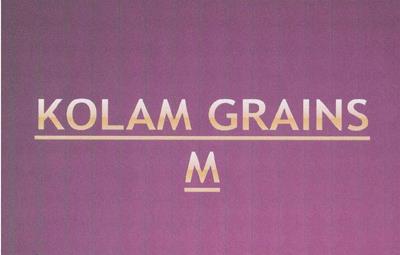 KOLAM GRAINS M (and logo) trademark logo