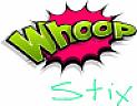 WHOOP STIX (and logo) trademark logo