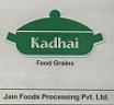 Kadhai Food Grains (and logo) trademark logo