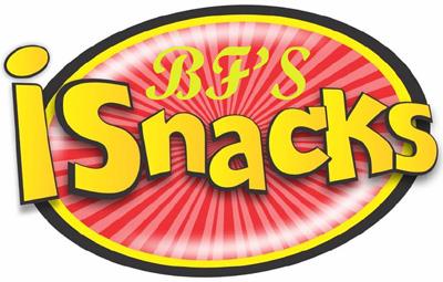 BF'S ISNACKS (and logo) trademark logo