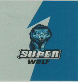 SUPER WOLF (and logo) trademark logo