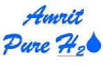 AMRIT PURE H20 (and logo) trademark logo