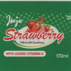 IMJA STRAWBERRY (and logo) trademark logo
